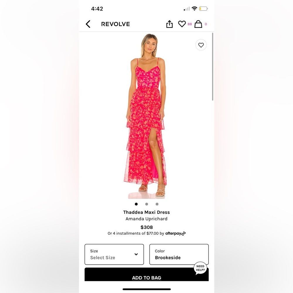 Amanda Uprichard Thaddea Maxi Dress